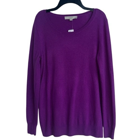 LOFT Sweaters - LOFT Purple Everyday Sweater Size Small NWT